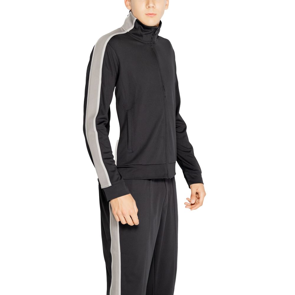 Pull noir en polyester recyclé Calvin Klein Sport
