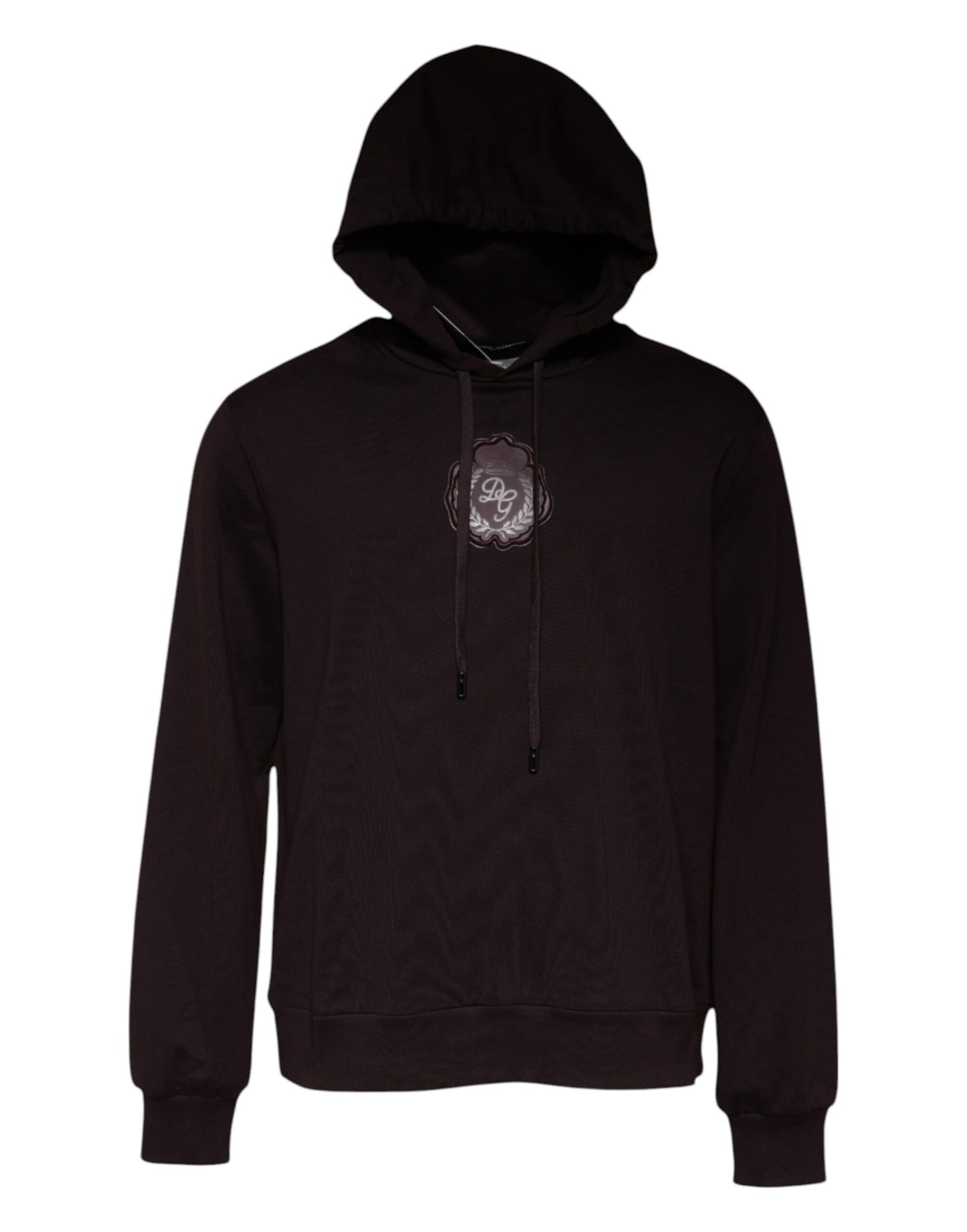 Sudadera con capucha de algodón marrón para hombre de Dolce & Gabbana