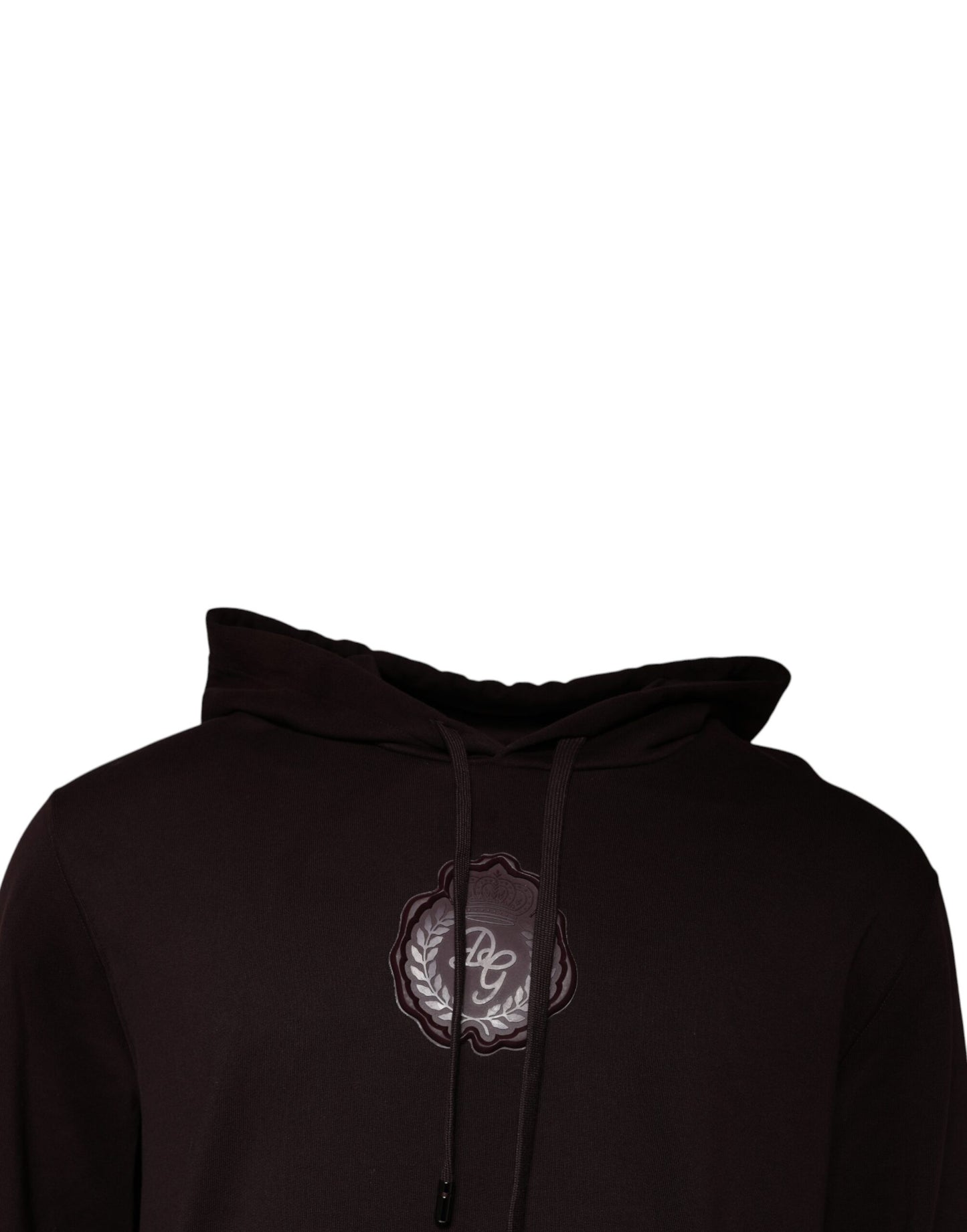 Sudadera con capucha de algodón marrón para hombre de Dolce & Gabbana