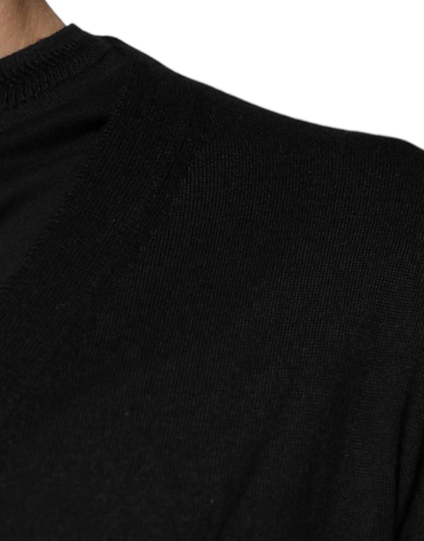 Dolce & Gabbana Suéter tipo cárdigan con botones de cachemir negro