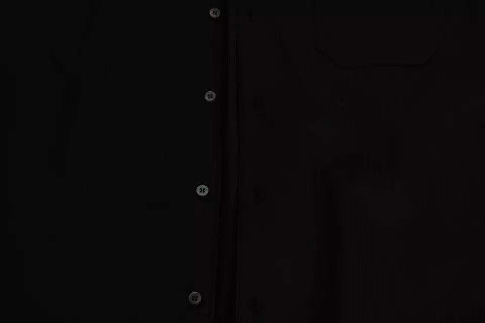 Chemise de pyjama en coton bleu à rayures Dolce & Gabbana