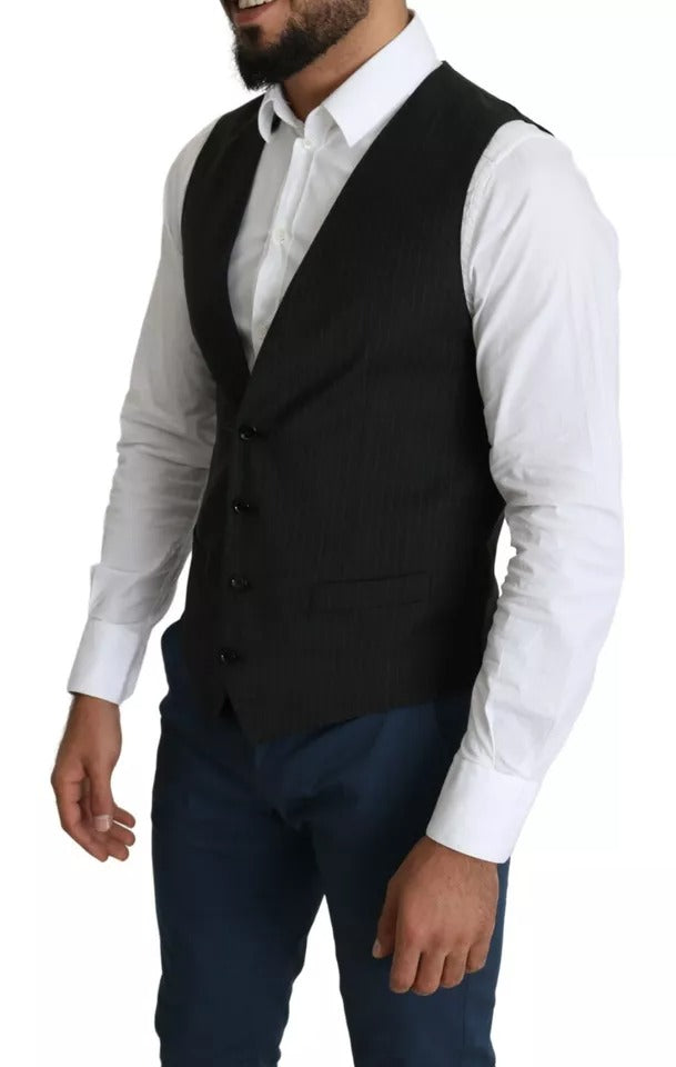 Chaleco de vestir formal para hombre de color negro de Dolce & Gabbana