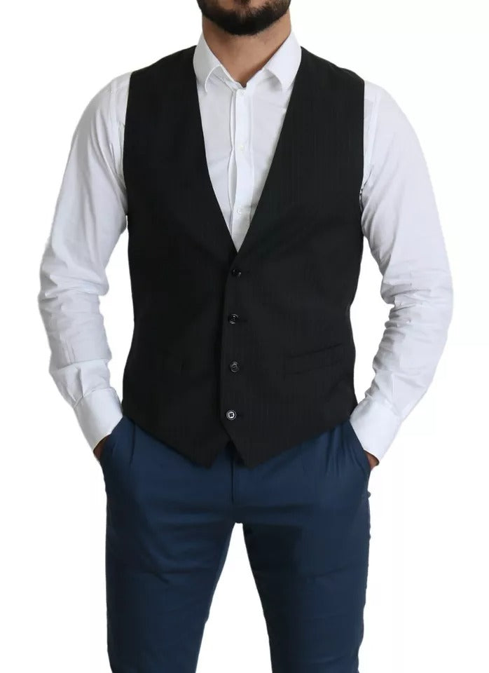 Chaleco de vestir formal para hombre de color negro de Dolce & Gabbana