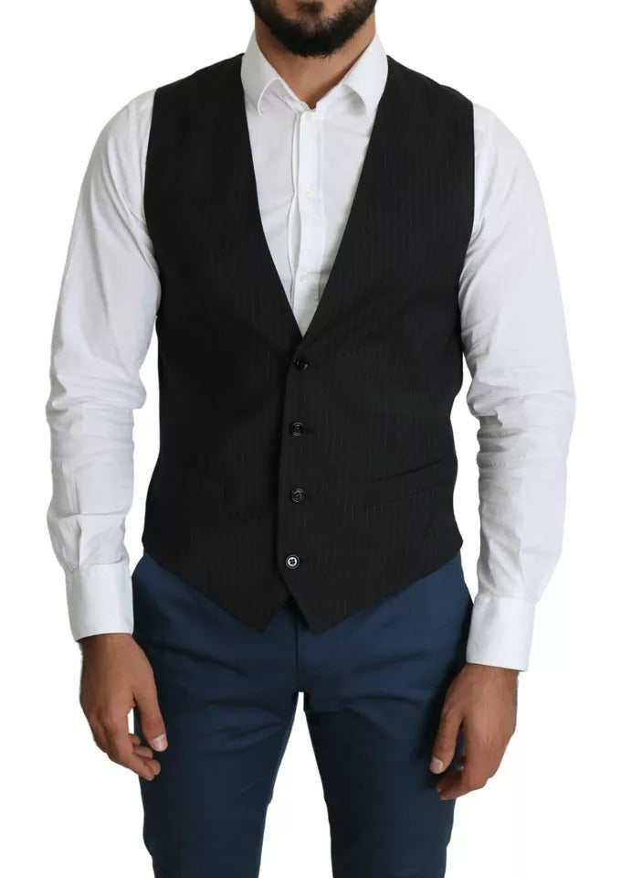Chaleco de vestir formal para hombre de color negro de Dolce & Gabbana