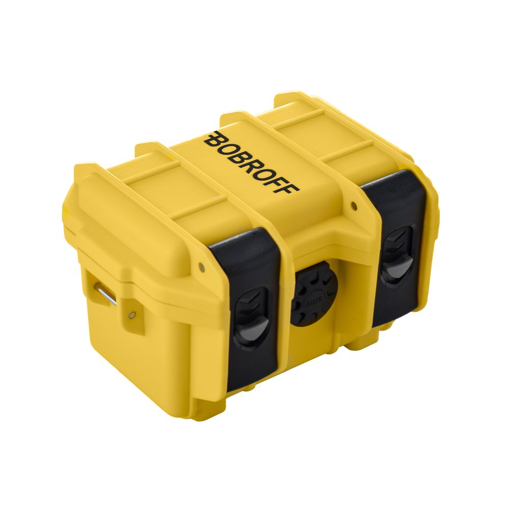 Reloj Bobroff de acero inoxidable plateado