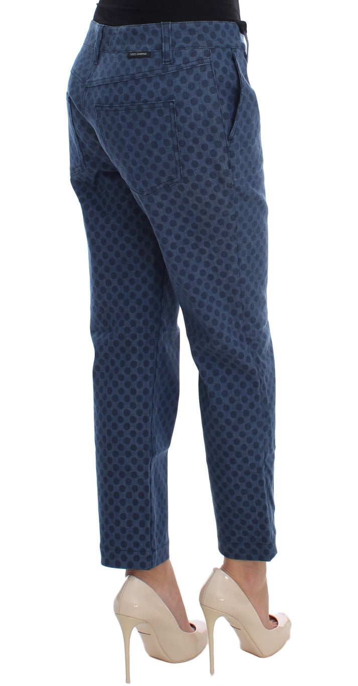 Dolce & Gabbana Polka Dotted Capri Stretch Jeans - Elegance Online Limited