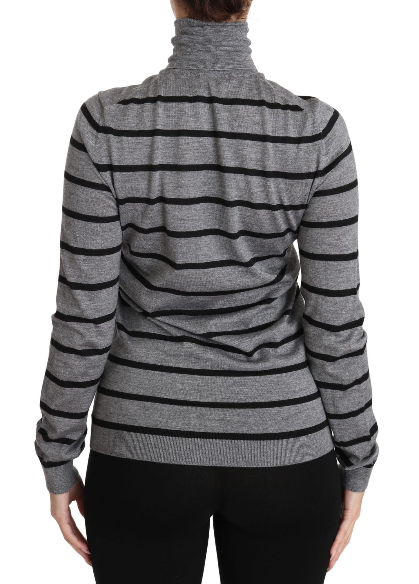 Dolce & Gabbana Elegant Embroidered Cashmere-Silk Sweater - Elegance Online Limited