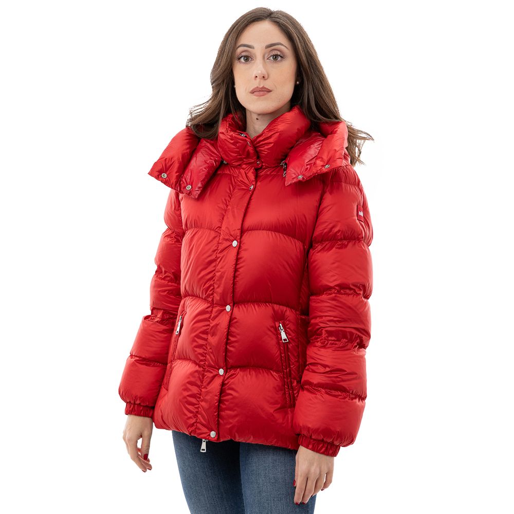 Ajoutez des vestes et des manteaux en polyamide rouge