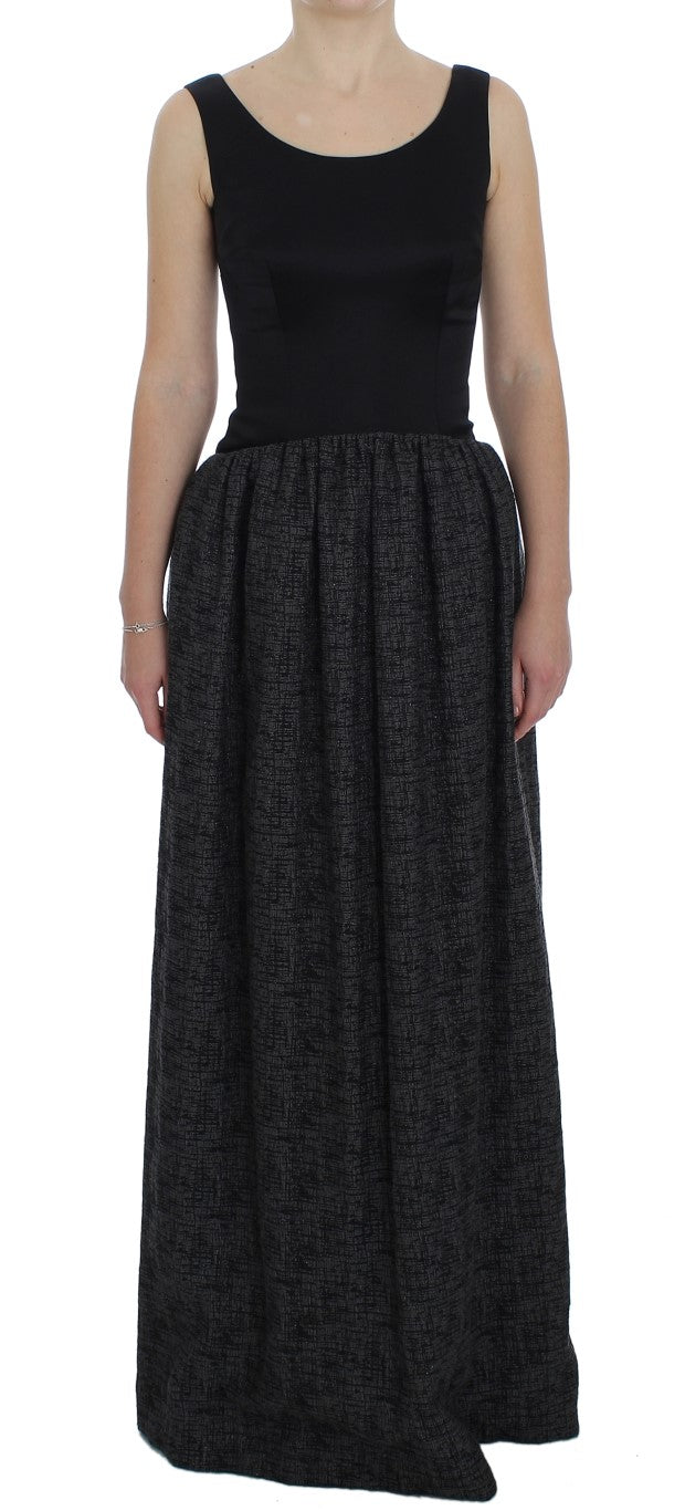 Dolce & Gabbana Elegant Black Full-Length Sheath Dress - Elegance Online Limited