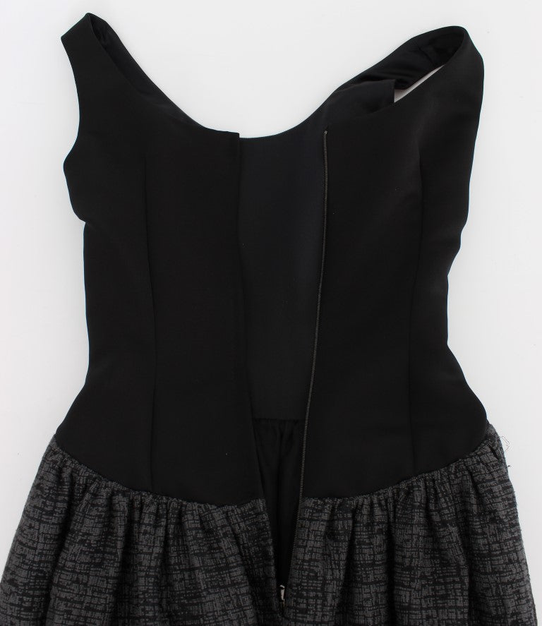 Dolce & Gabbana Elegant Black Full-Length Sheath Dress - Elegance Online Limited