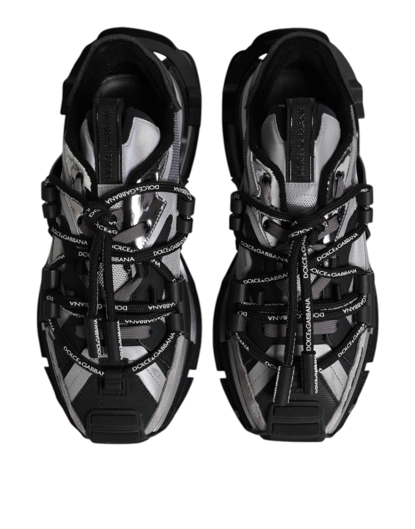 Dolce & Gabbana Multicolor Panelled Space Sneakers Shoes