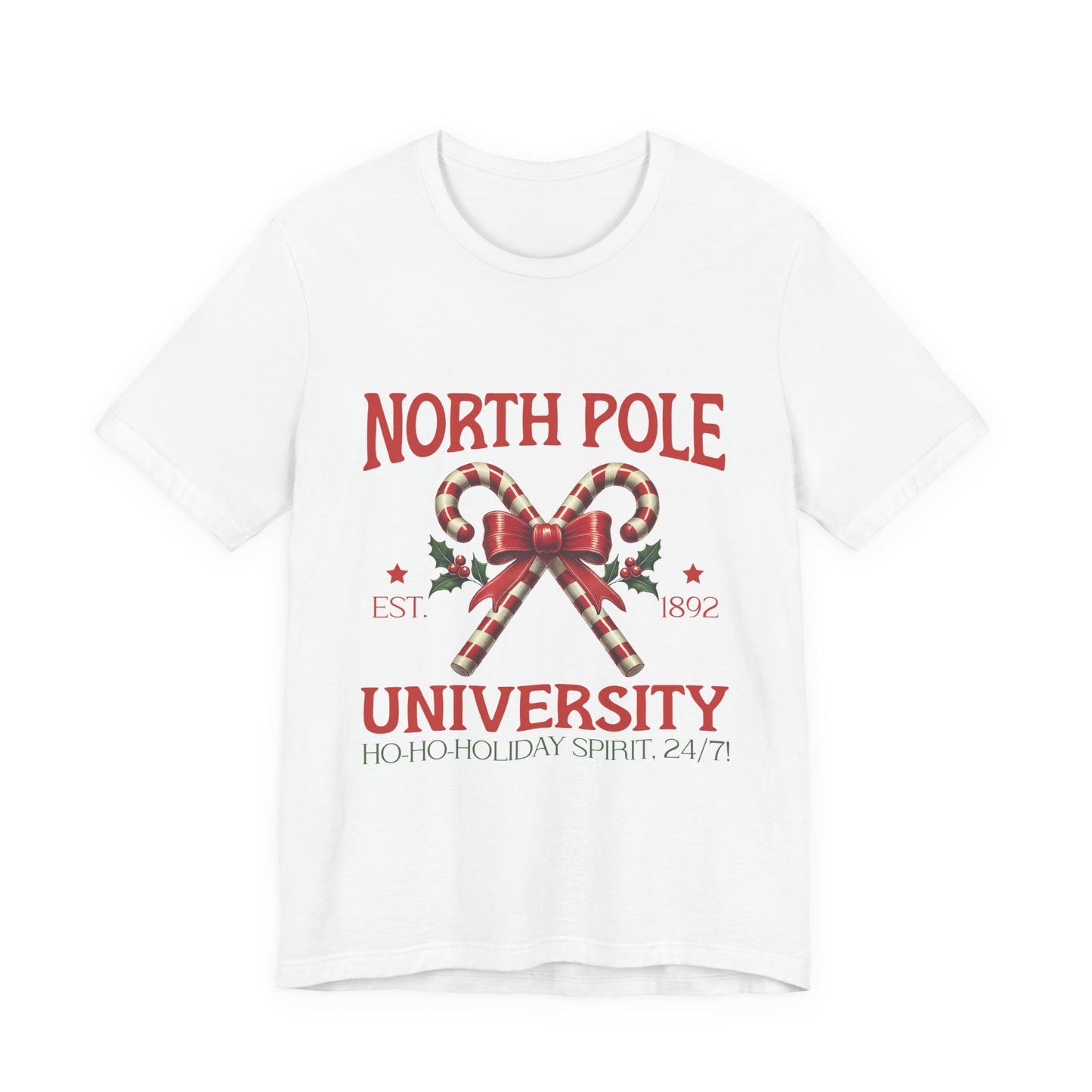 T-Shirt North Pole University Christmas Tee