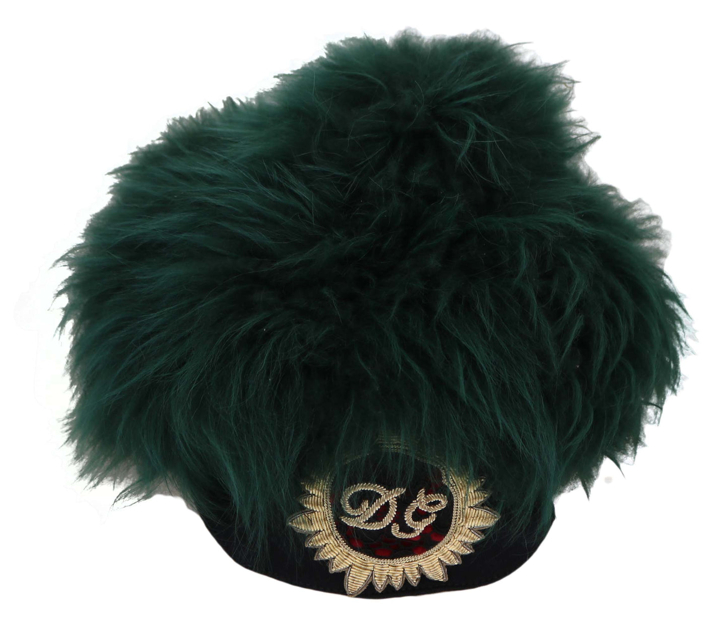 Dolce & Gabbana Elegant Emerald Cashmere Cloche Cap - Elegance Online Limited
