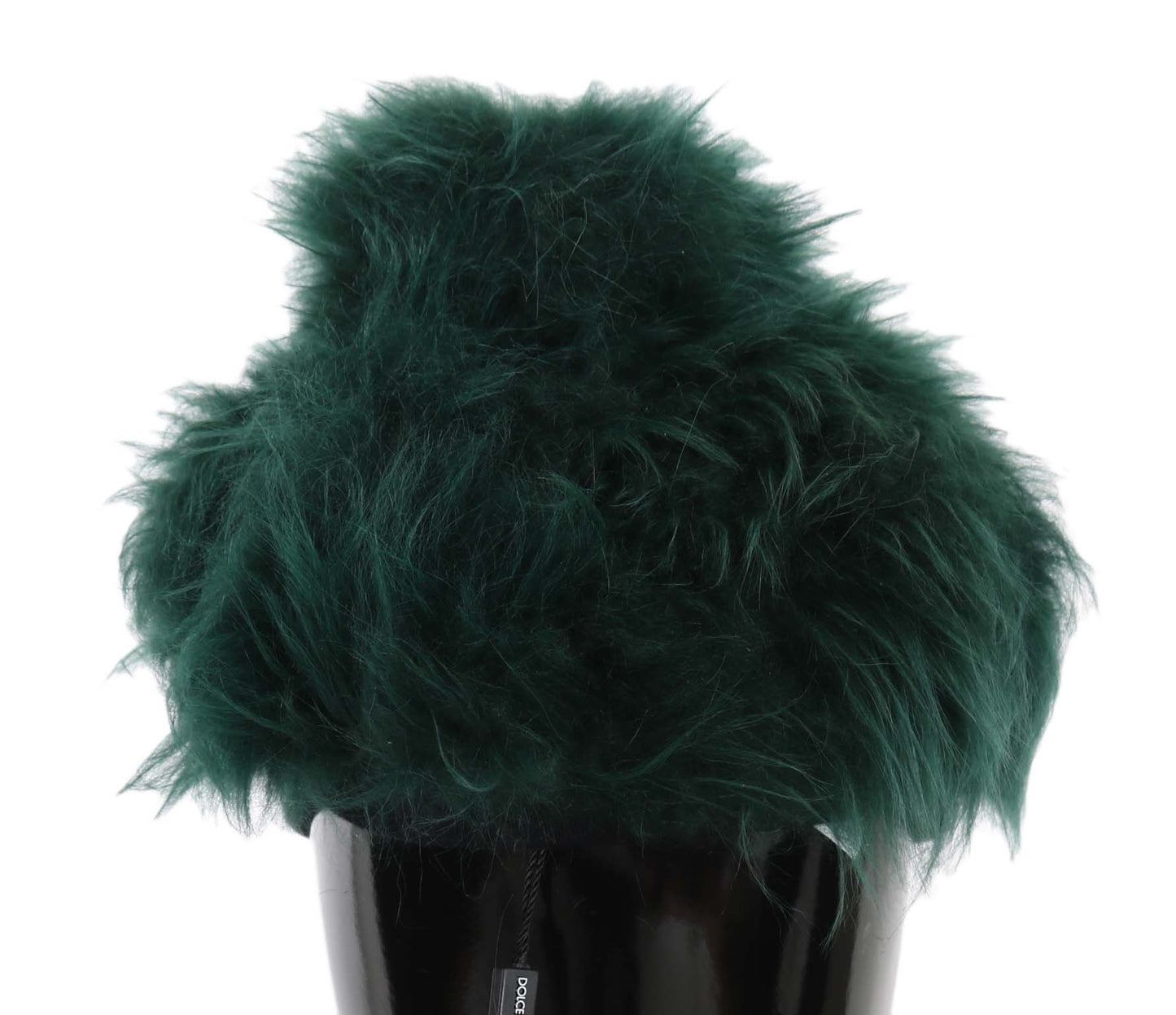 Dolce & Gabbana Elegant Emerald Cashmere Cloche Cap - Elegance Online Limited