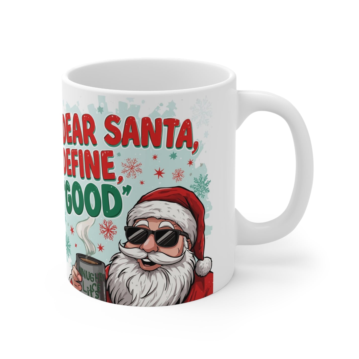 Santa Define Good Christmas Coffee Mug