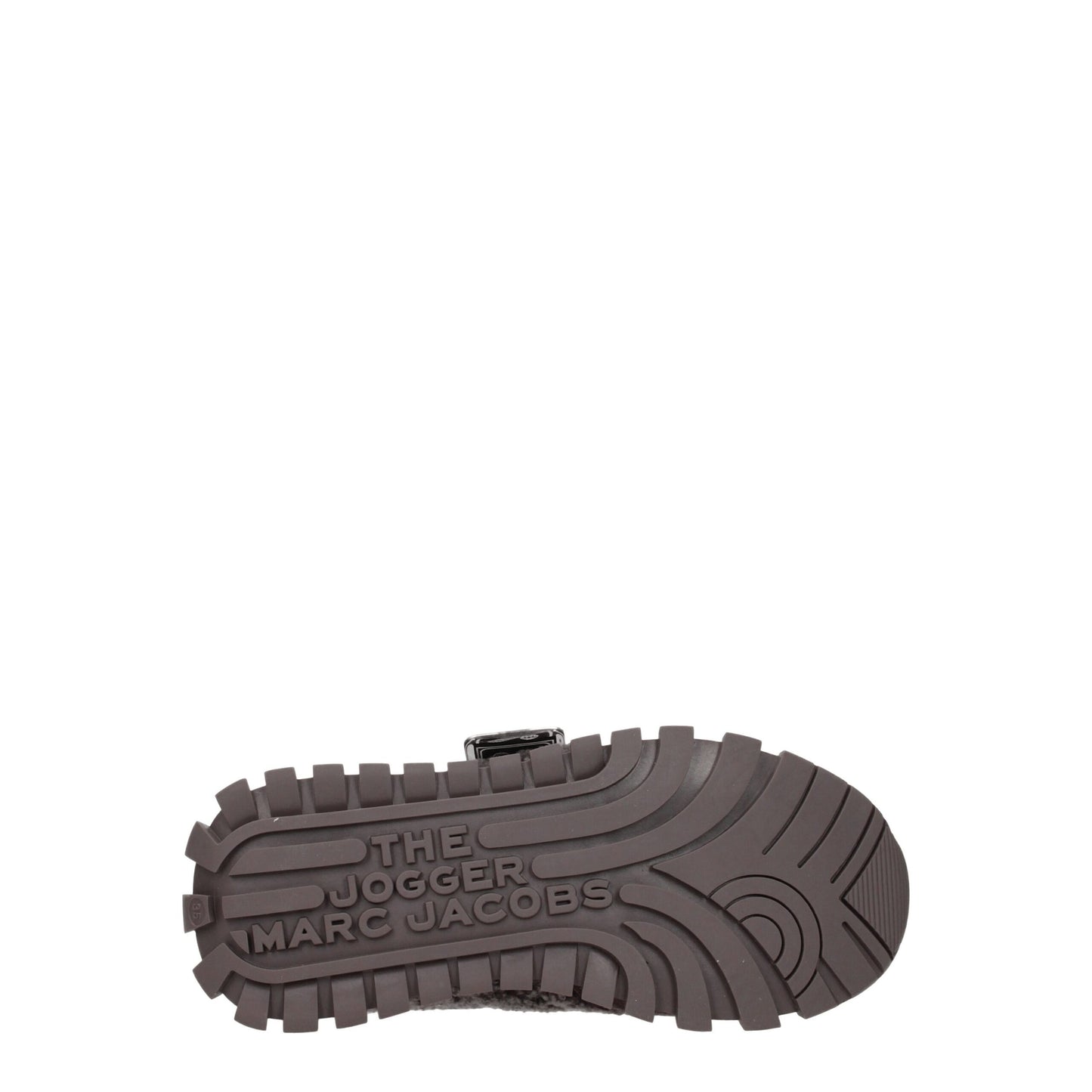 Marc Jacobs Gray Fur Chunky Sneakers
