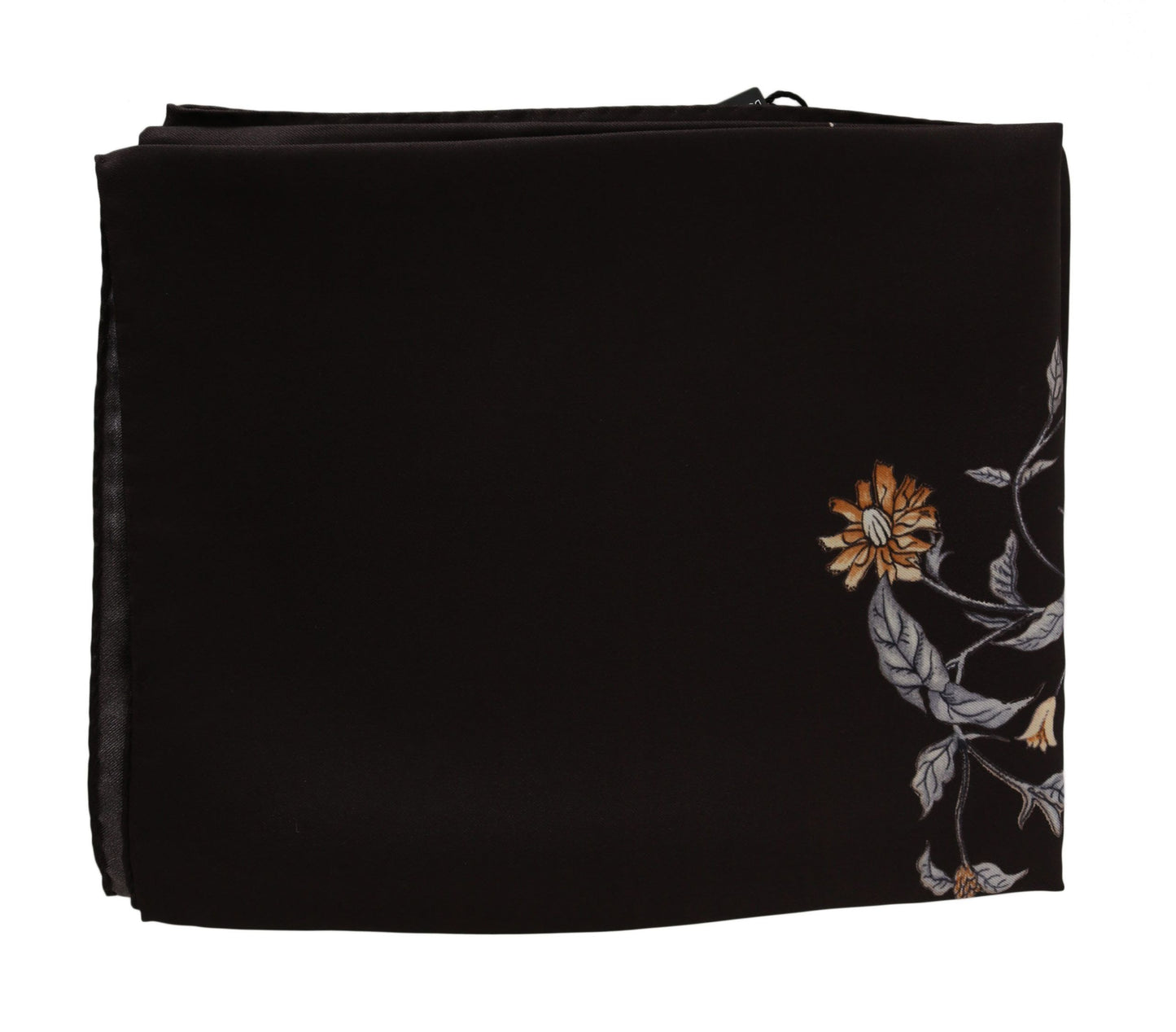 Dolce & Gabbana Elegant Silk Scarf Wrap in Luxe Brown - Elegance Online Limited