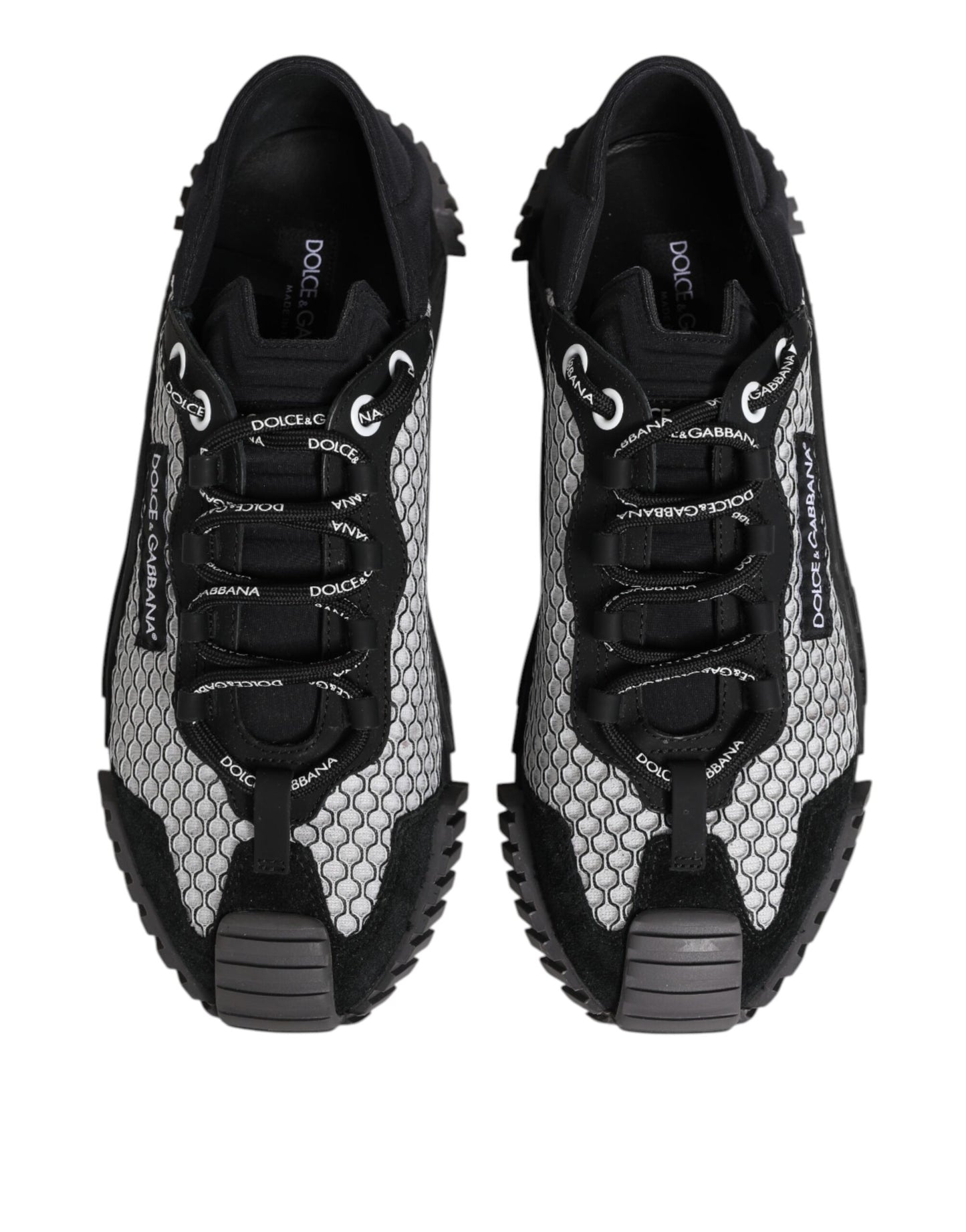 Dolce & Gabbana Multicolor Lace Up Low Top NS1 Sneakers Shoes