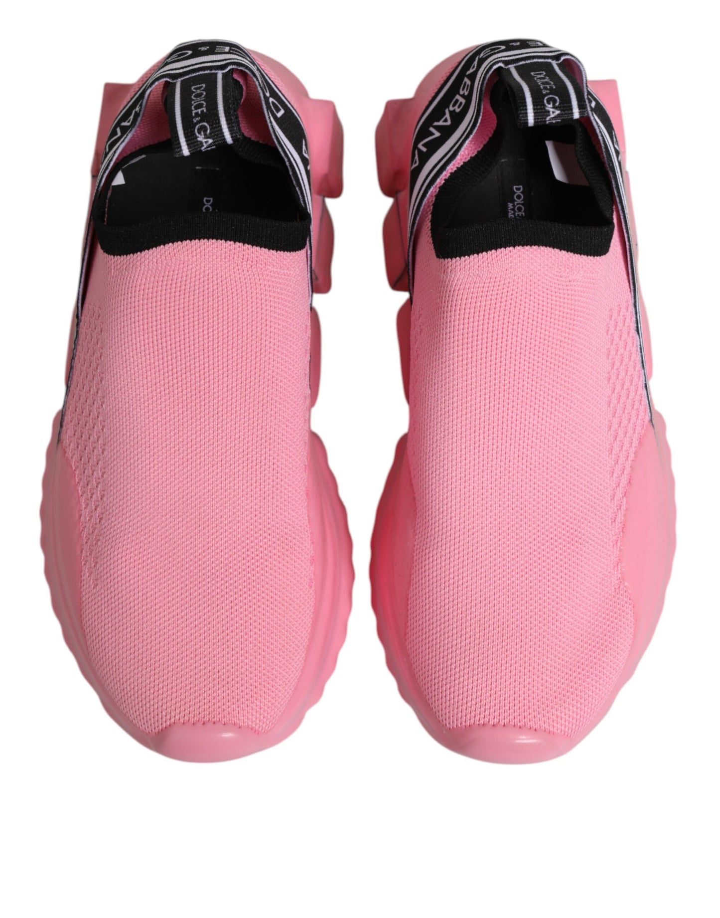 Dolce & Gabbana Pink Sorrento Low Top Women Sneakers Shoes
