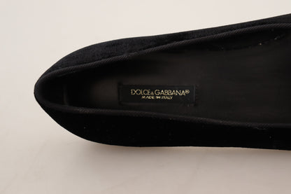 Dolce & Gabbana Elegant Patent Leather Flat Shoes
