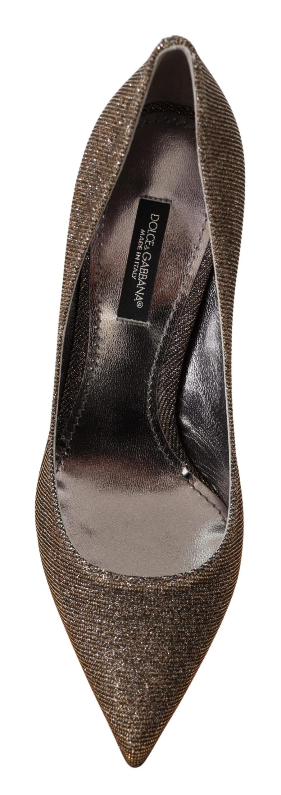 Dolce & Gabbana Elegant Silver Heels Pumps Classic
