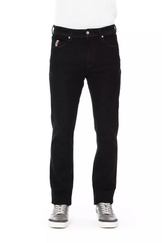 Baldinini Trend Elegant Tricolor Detail Men's Jeans