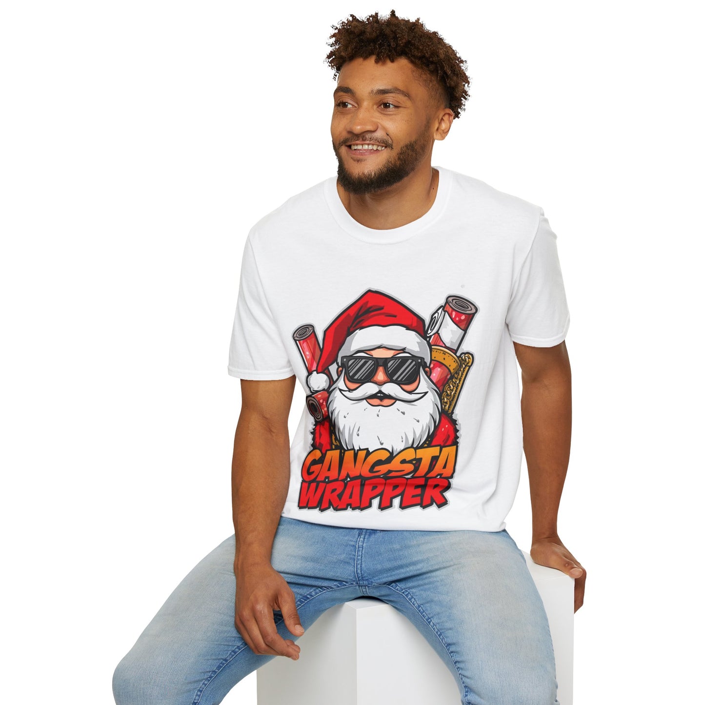 Gangsta Wrapper Christmas T-Shirt