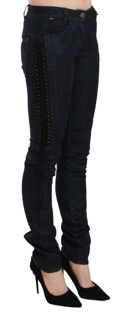 Just Cavalli - Pantalon skinny taille basse