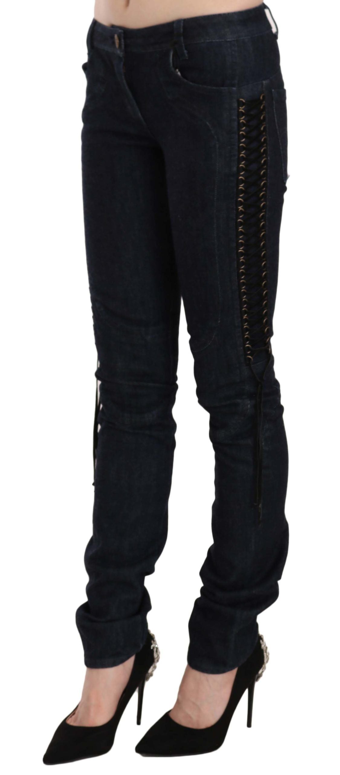 Just Cavalli - Pantalon skinny taille basse