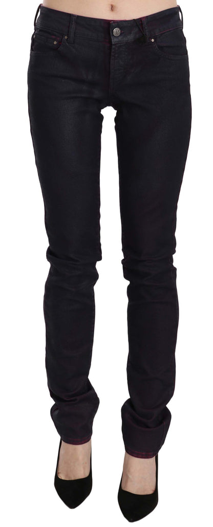 Just Cavalli - Jean skinny taille basse noir