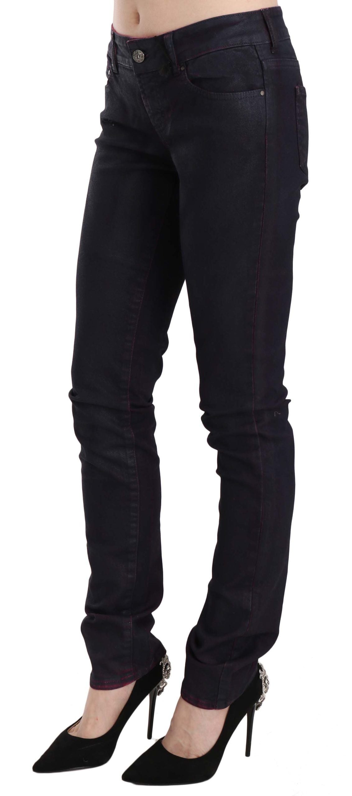 Just Cavalli - Jean skinny taille basse noir