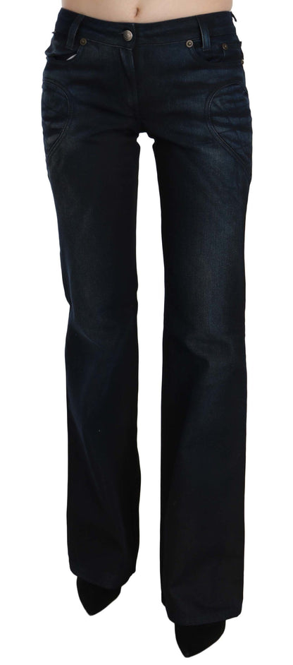 Just Cavalli - Pantalon droit en jean taille mi-haute