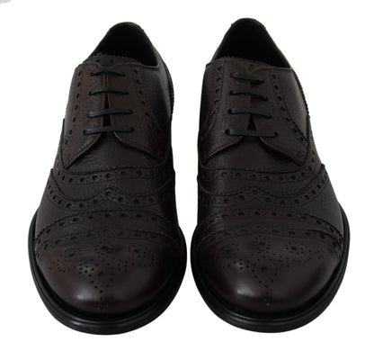 Dolce &amp; Gabbana chaussures derby en cuir pour hommes