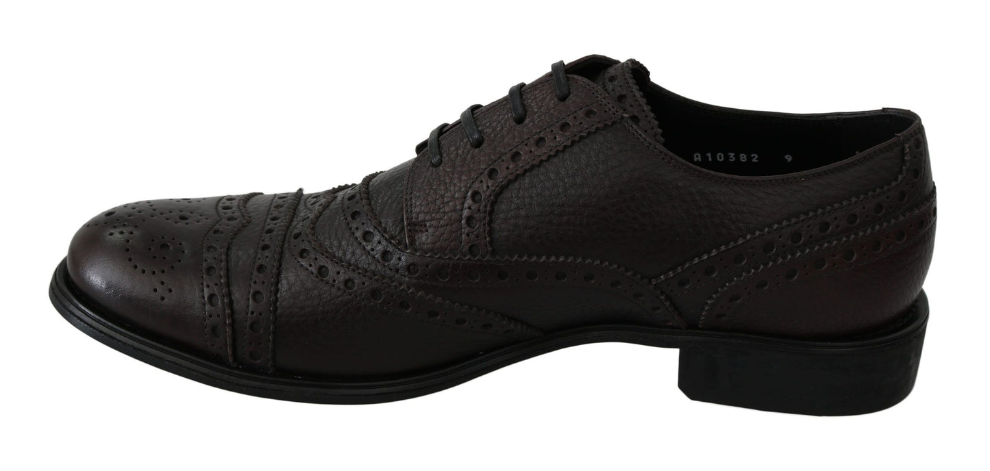 Dolce &amp; Gabbana chaussures derby en cuir pour hommes