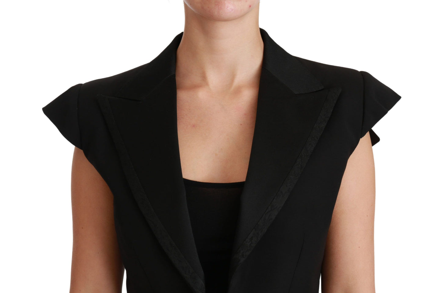 Dolce &amp; gabbana gilet blazer court noir