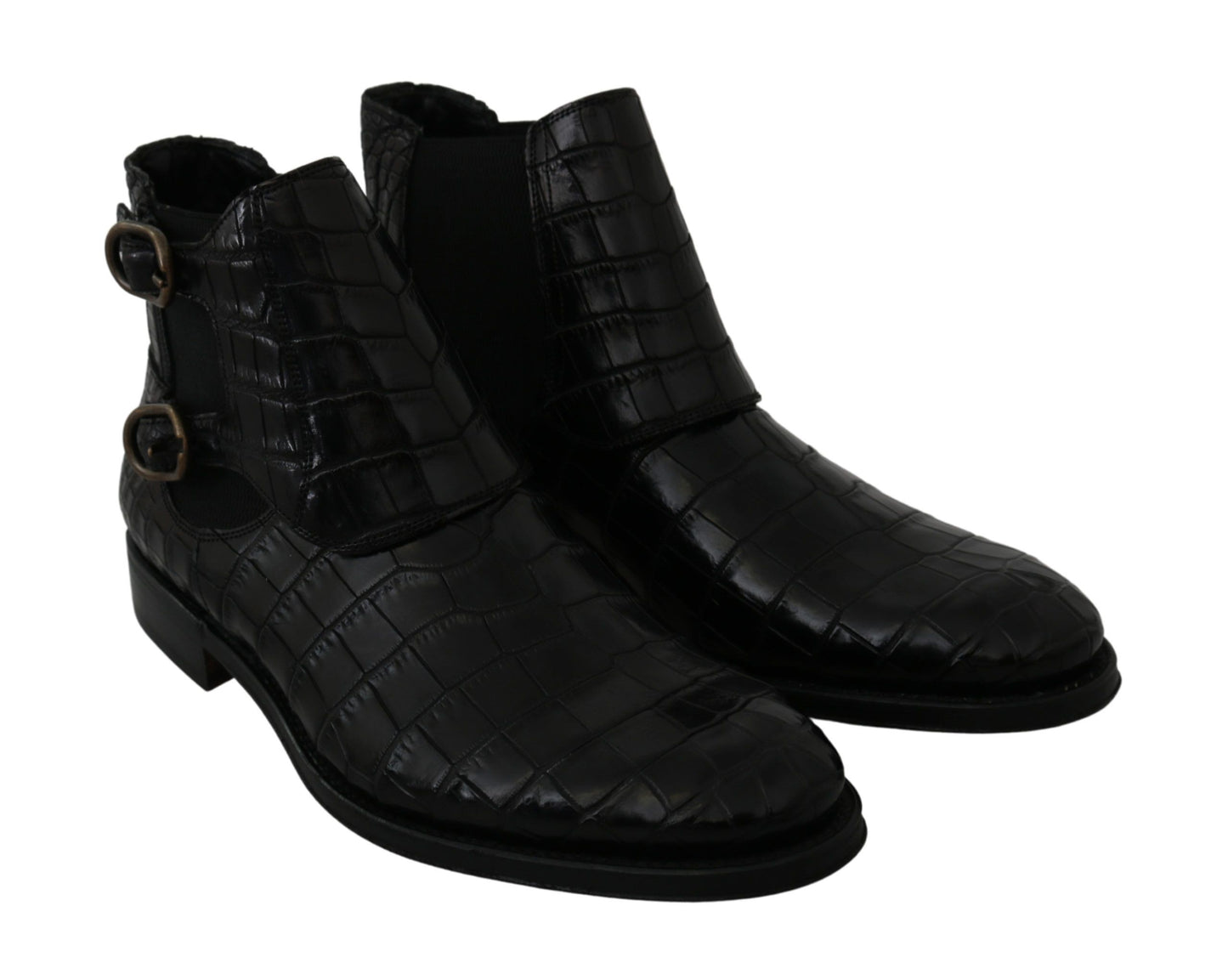 Bottines richelieu derby Dolce &amp; gabbana en cuir exotique