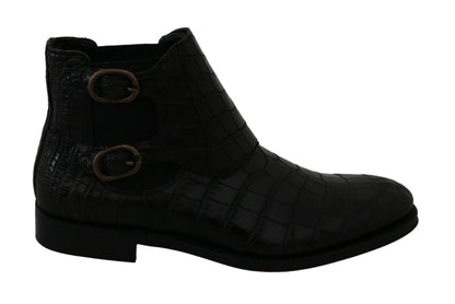 Bottines richelieu derby Dolce &amp; gabbana en cuir exotique