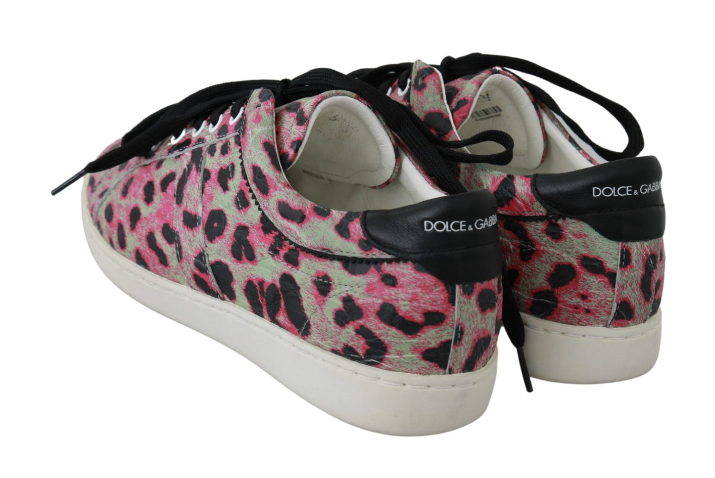 Baskets en cuir de crocodile multicolore Dolce &amp; gabbana