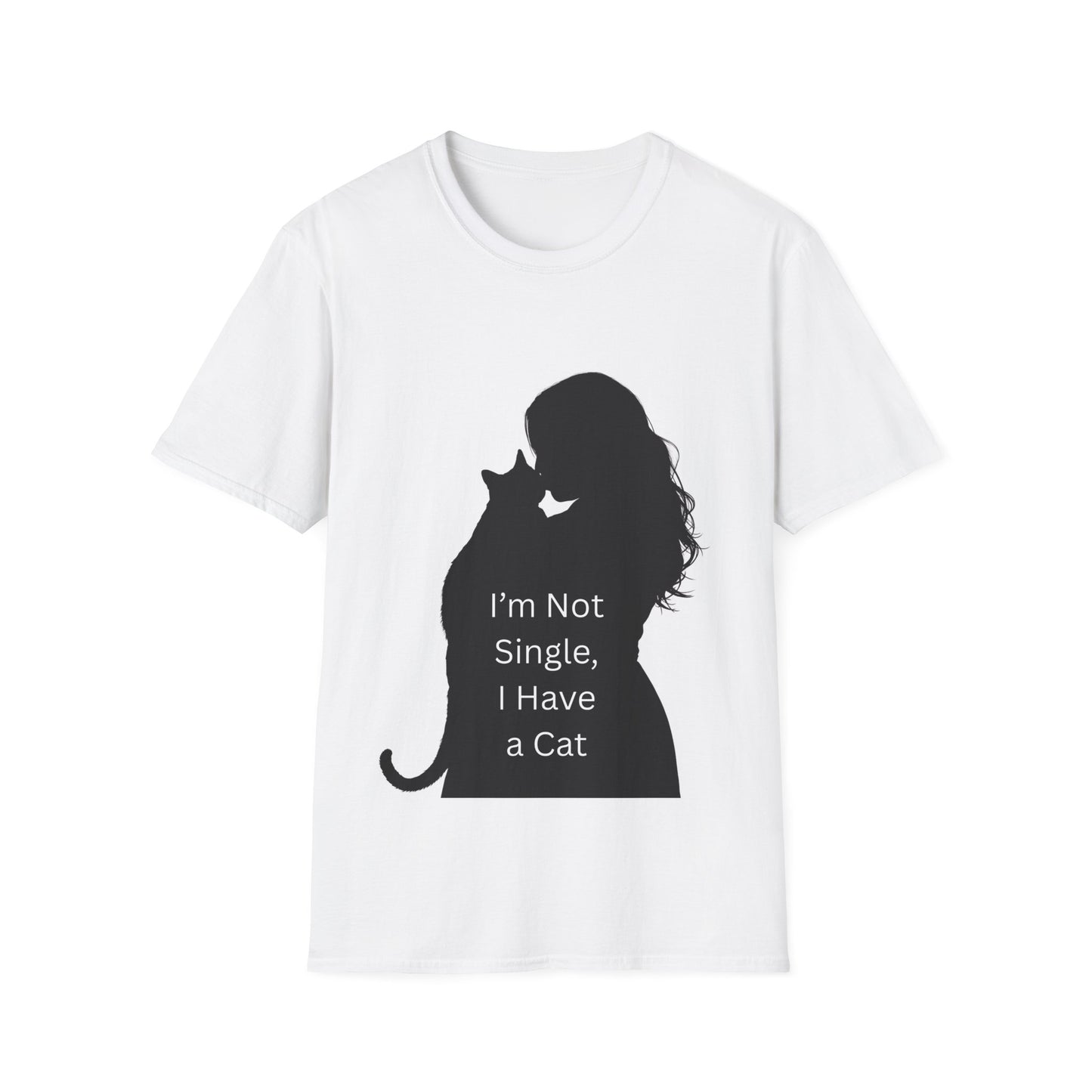 Cat Lover Unisex T-Shirt - "I'm Not Single, I Have a Cat"