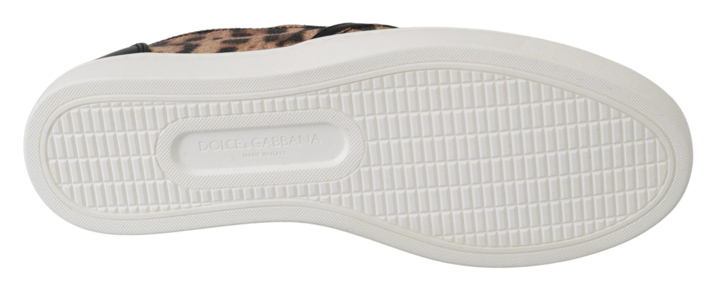 Mocassins à imprimé léopard Dolce &amp; Gabbana pour plus de confort