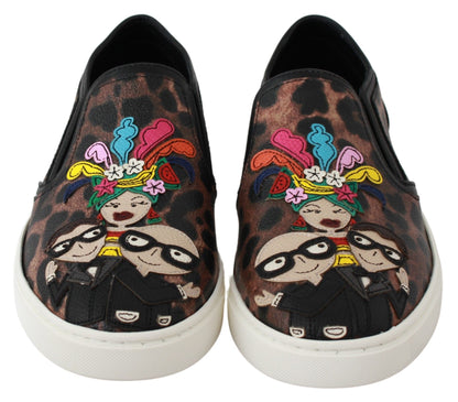 Mocassins à imprimé léopard Dolce &amp; Gabbana pour un style sophistiqué