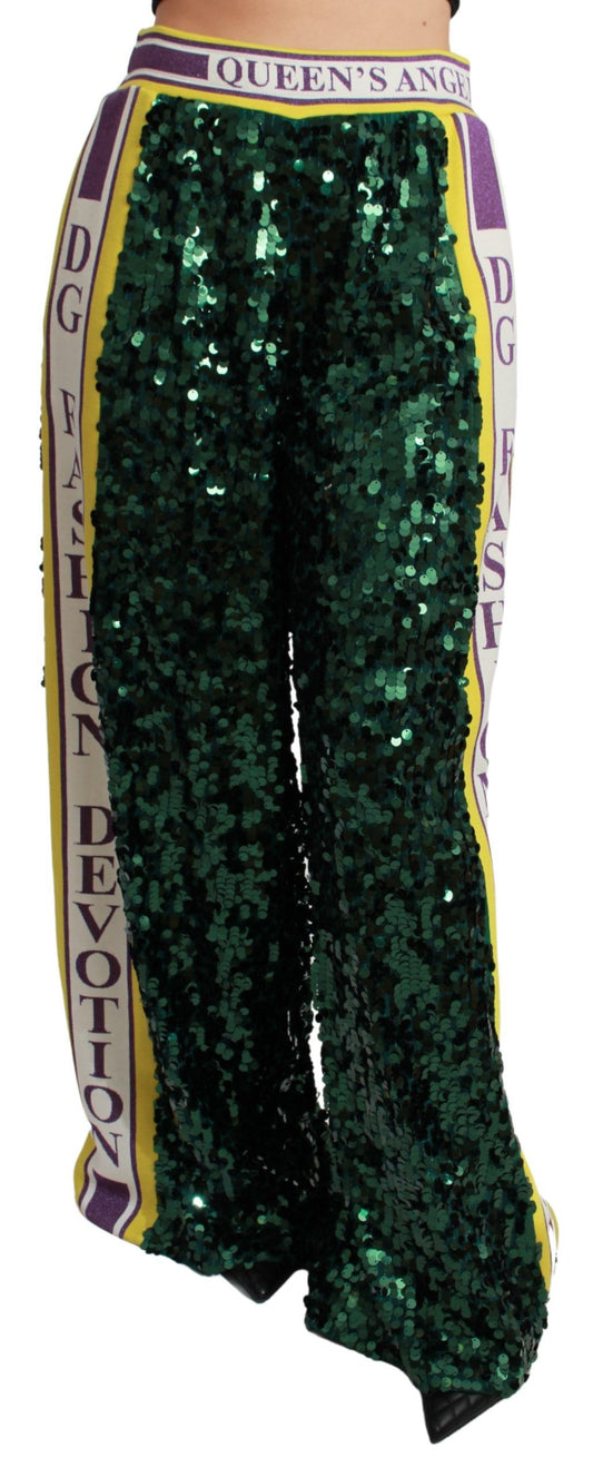 Pantalon à sequins multicolores exclusif Dolce &amp; Gabbana