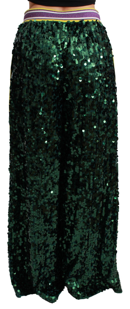 Pantalon à sequins multicolores exclusif Dolce &amp; Gabbana