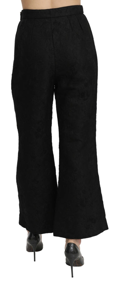 Dolce &amp; gabbana pantalon court évasé taille haute