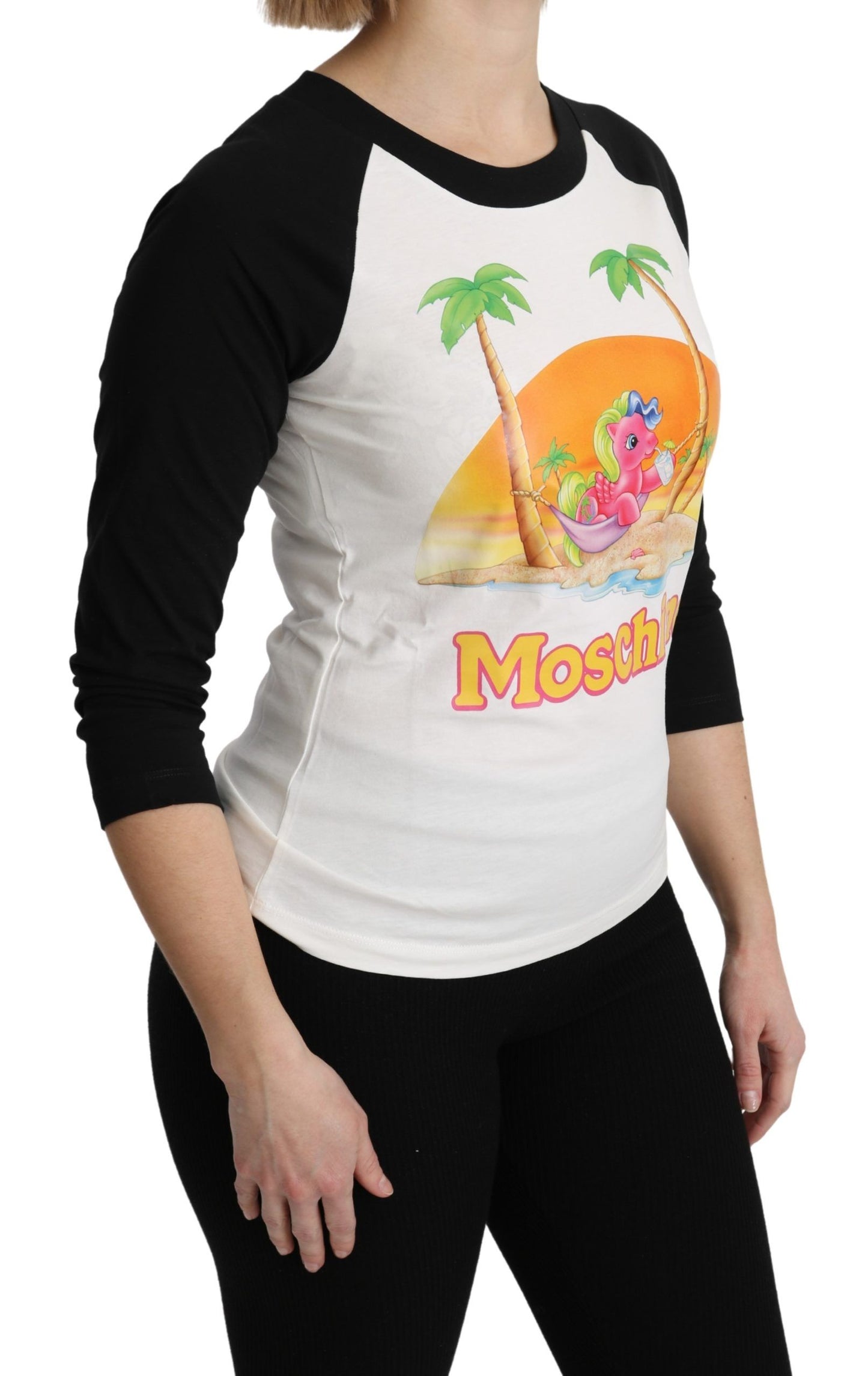 Moschino Camiseta De Algodón Blanca Camiseta Top My Little Pony