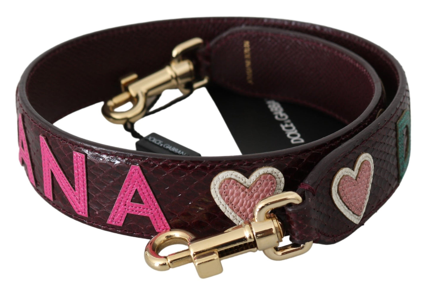 Dolce &amp; gabbana accessoire de bandoulière bordeaux exquis