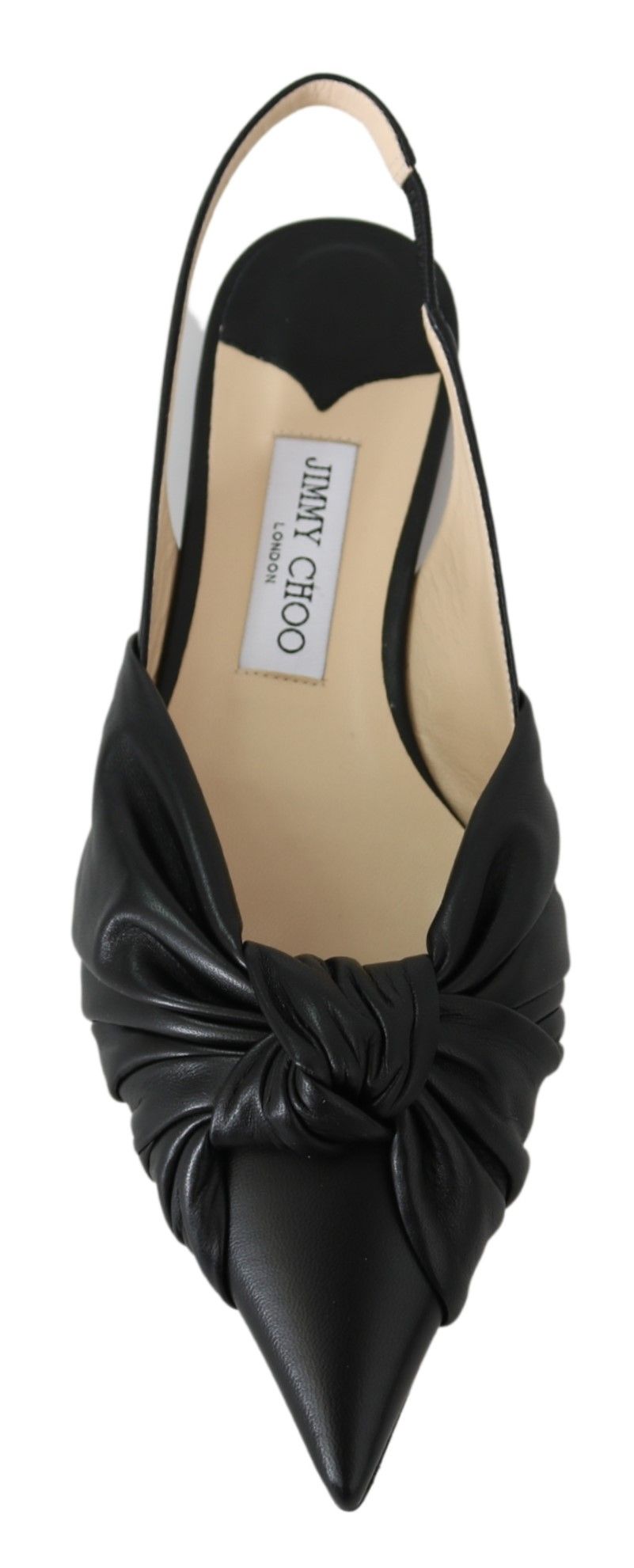 Jimmy Choo chaussures plates en cuir à bout pointu