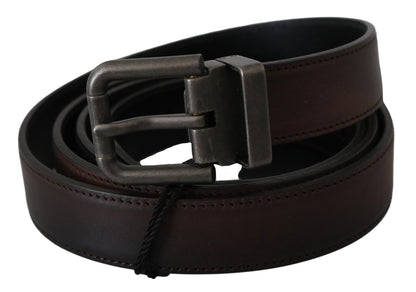 Ceinture en cuir Dolce &amp; Gabbana marron classique