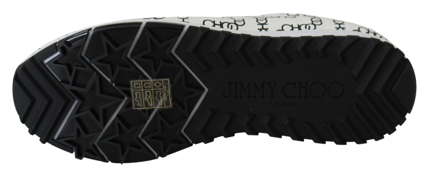 Jimmy Choo baskets en cuir monochromes