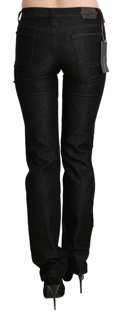 Ermanno scervino jean skinny taille moyenne noir